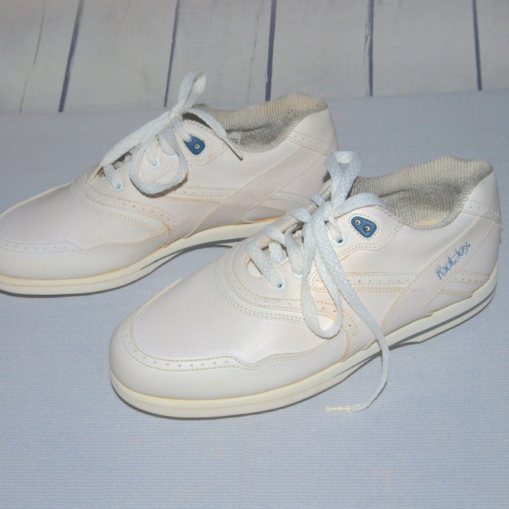 Men's Golf Shoes Foot-Joy Green-Joys 48900 White Men's Golf Shoe 8M - Picture 4 of 6
